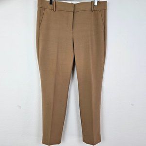 J.Crew Womens Tan Pant Cropped Cameron Slim Fit Stretch Sz 12